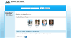 Desktop Screenshot of guilfordhighschool.org