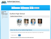 Tablet Screenshot of guilfordhighschool.org